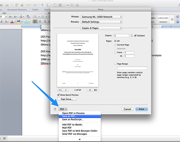 how to create new word document in mac